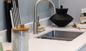 Hollymead Square, Kitchen tap