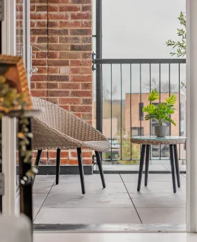 Canalside Quarter, number 197, 3 bed apartment, Balcony hero