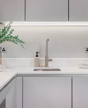 Canalside Quarter, number 197, 3 bed apartment, kitchen detail