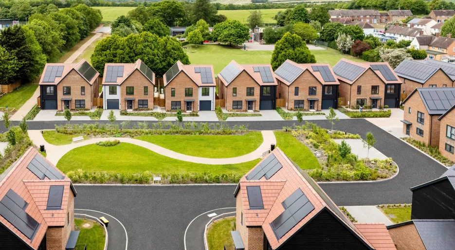 Hollymead Square - Drone Image