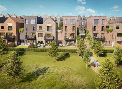 Canalside Quarter development by Hill in Oxfordshire, showcasing new build quality homes 