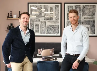 Hill customers Sam and Stuart at the Marleigh Park development