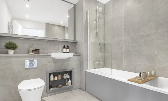 Plot 22, Canalside Quarter, Bathroom