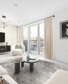 Plot 22, Canalside Quarter,Living Room
