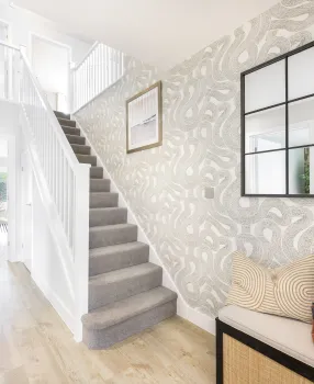 Hollymead Square, showhome, staircase 