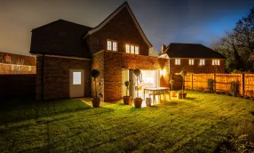 Millside Grange, outside lighting